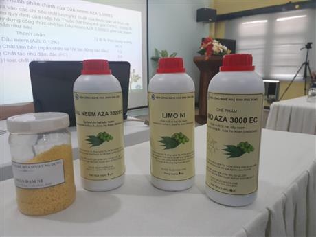 Dùng chế phẩm Neem sản xuất thuốc bảo vệ thực vật an toàn